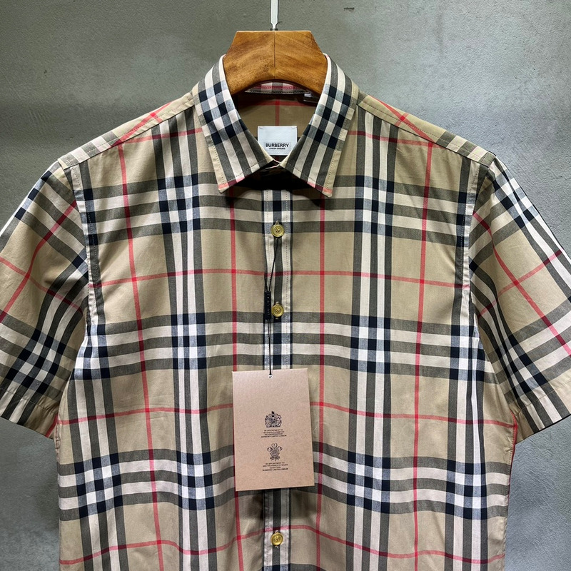 B**rry check cotton shirt