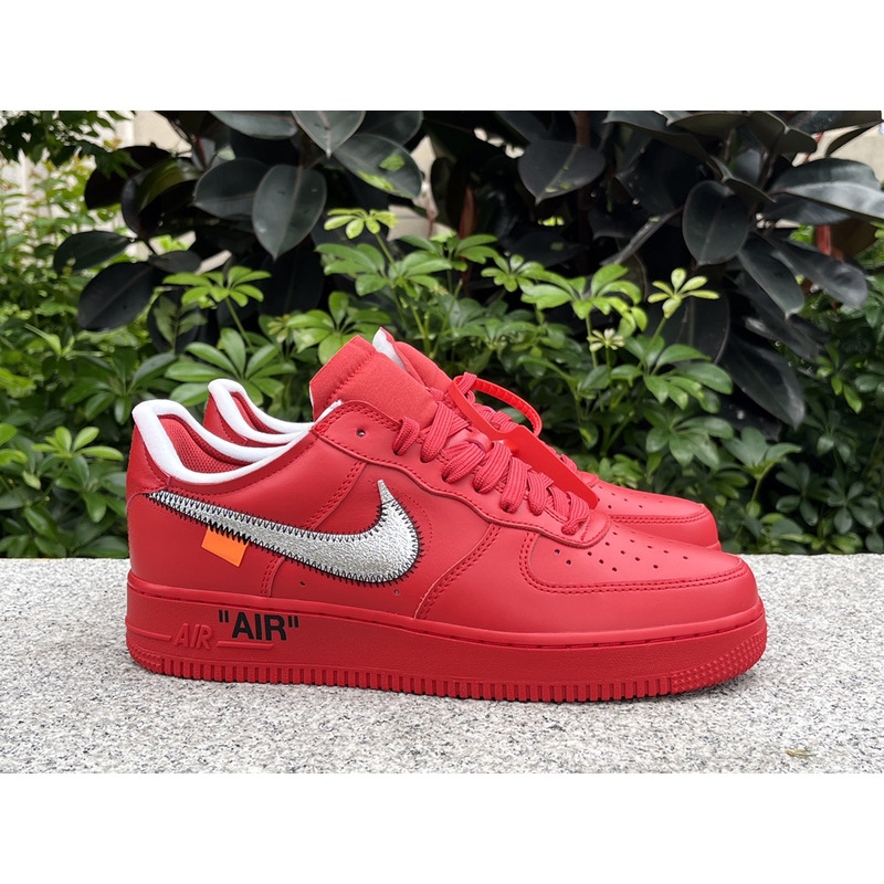 OFF-WHITE x Nike Air Force 1 Red