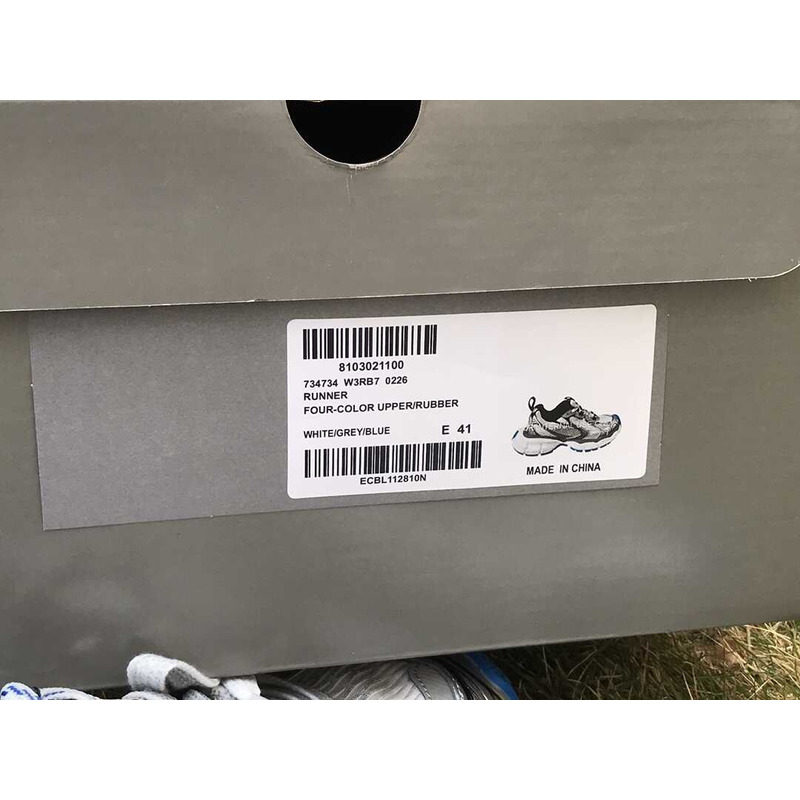 Ba*len*cia*ga 3xl sneakers silver white