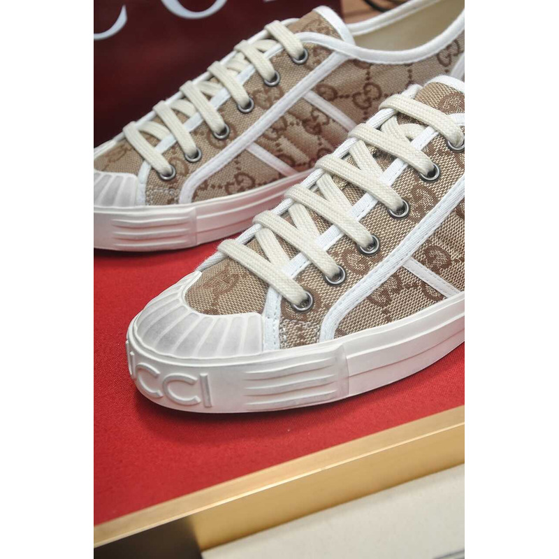 G*u*i gg sneaker original gg canvas beige and ebony