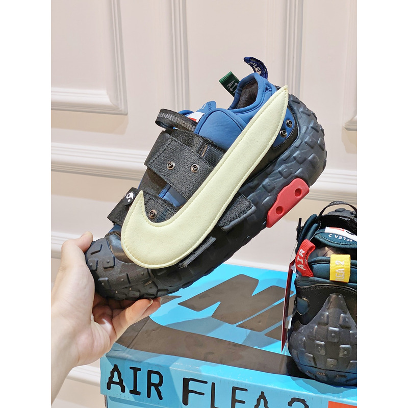 Nike x Cactus Plant Flea Market Air Flea 2 Sneakers Black And Blue