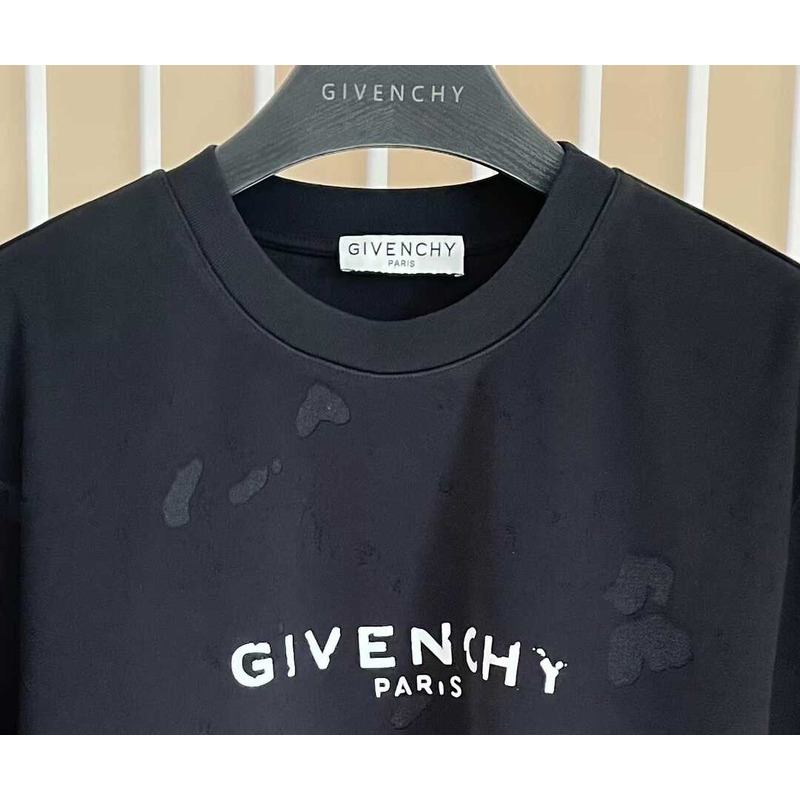 Givenchy Paris Print T-Shirt Black