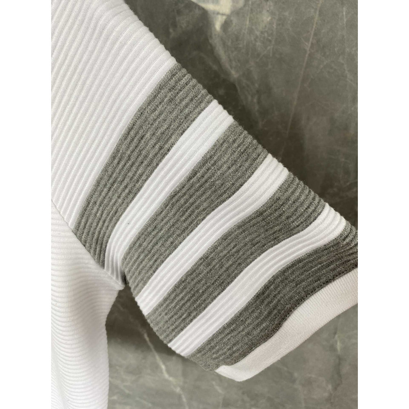 Thom Browne Cotton Polo Shirt White