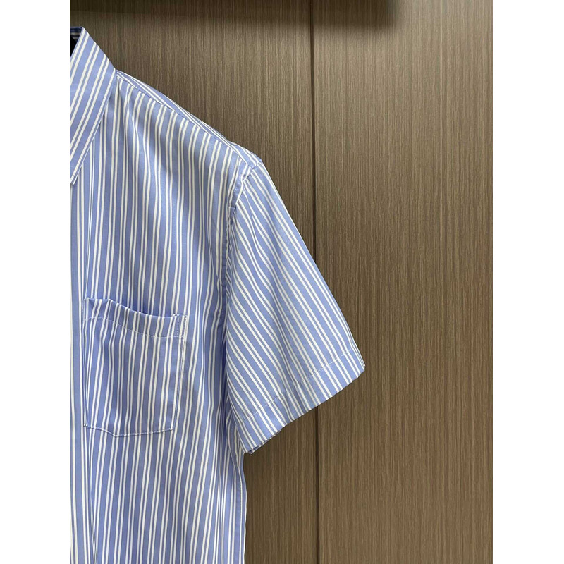 Ami Paris Stripe Shirt White&Blue