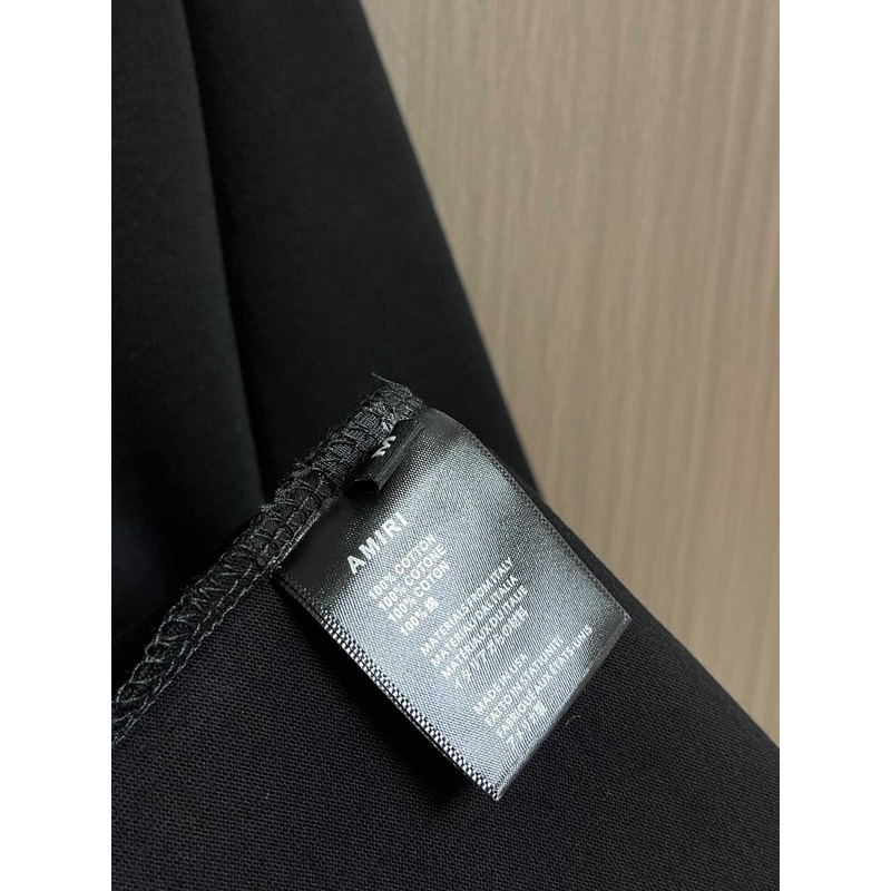 Amiri Cotton T-Shirt Black