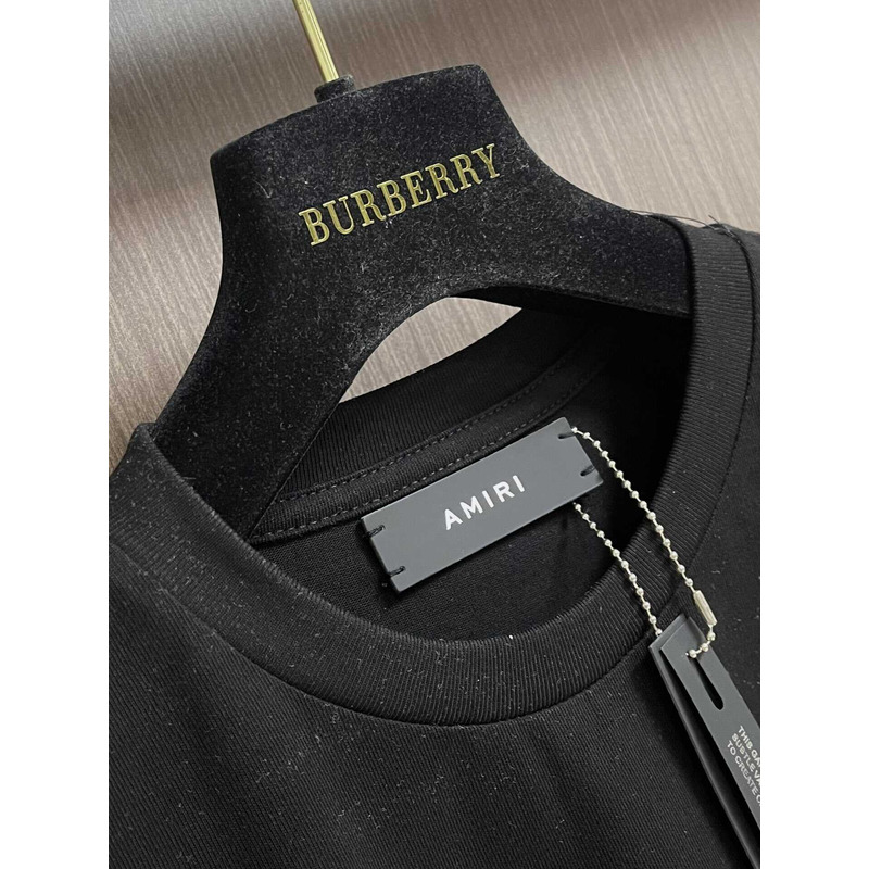 Amiri Cotton T-Shirt Black