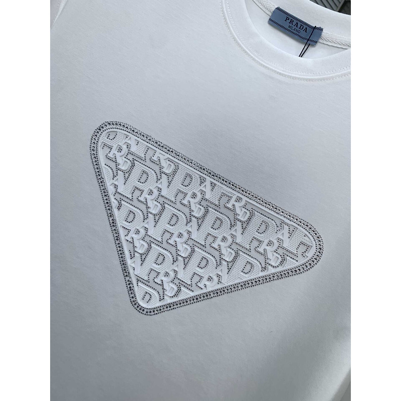 Pra*a t-shirts cotton white