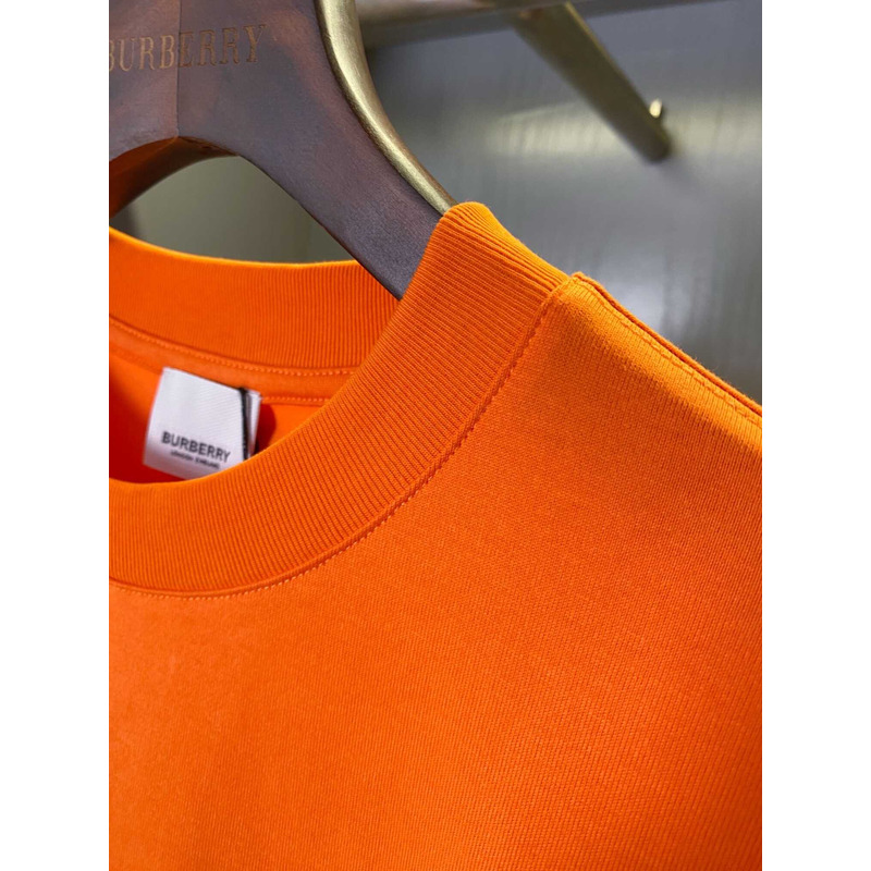 B**rry logo cotton t shirt orange