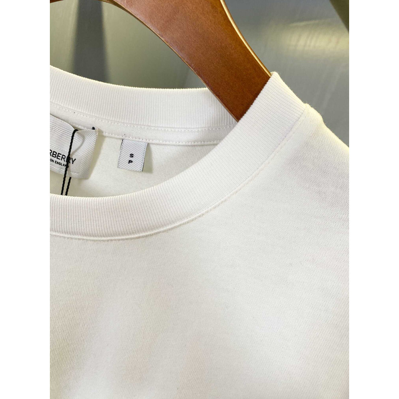 B**rry checked twill-trimmed cotton-jersey t-shirt white