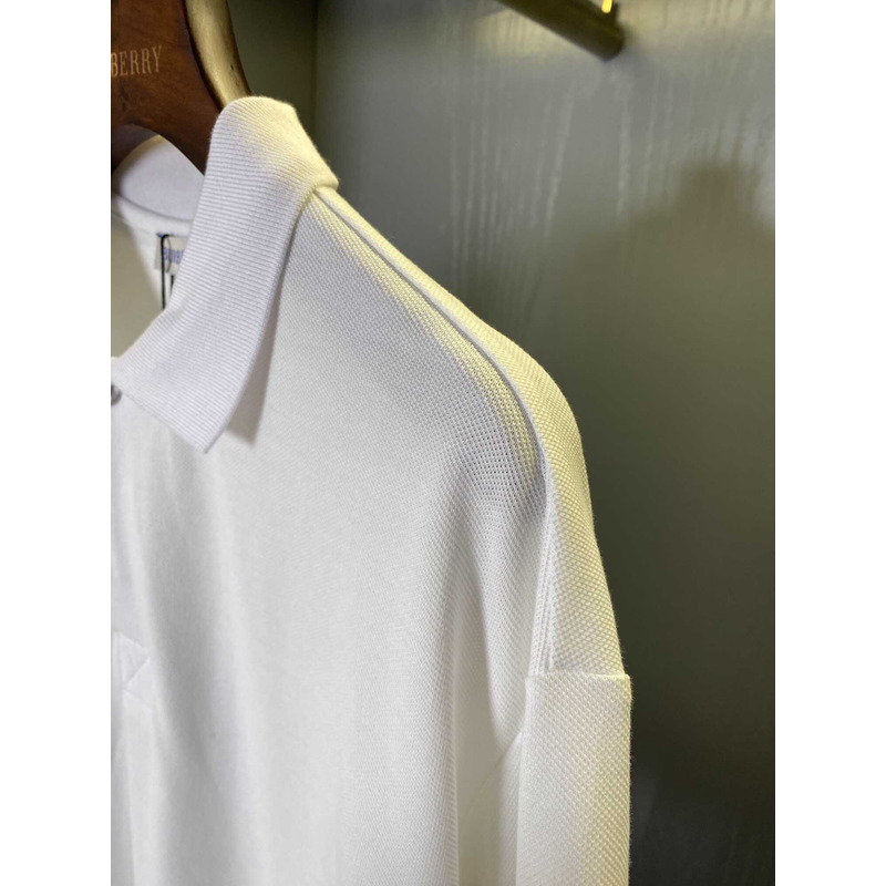 B**rry cotton polo shirt in chalk