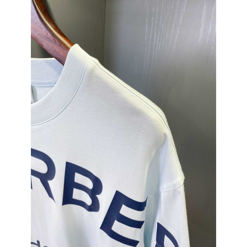 B**rry logo printed cotton t-shirt grey