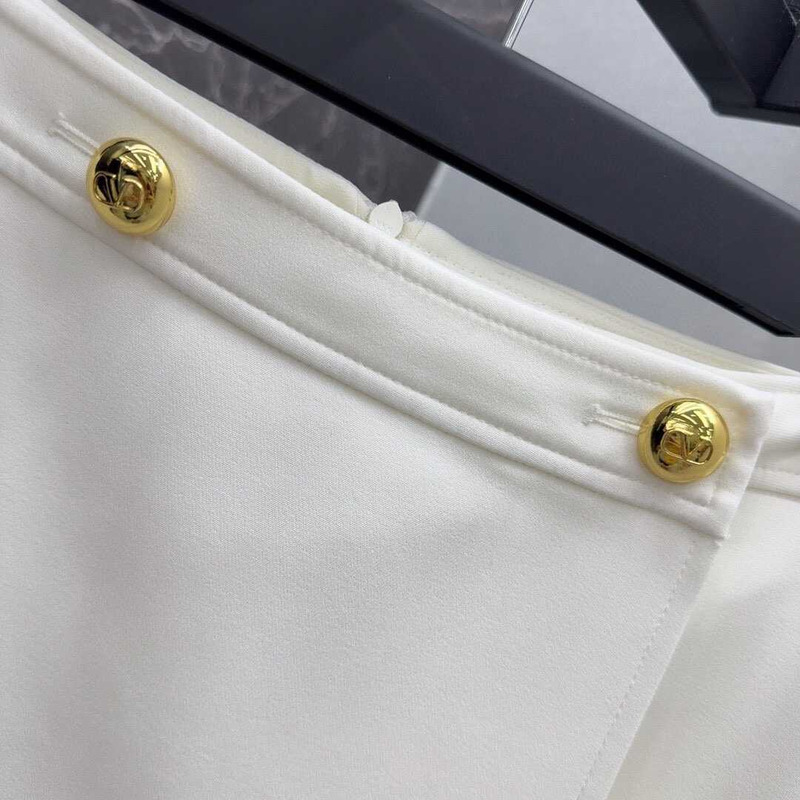 Valentino Cotton Skirt White