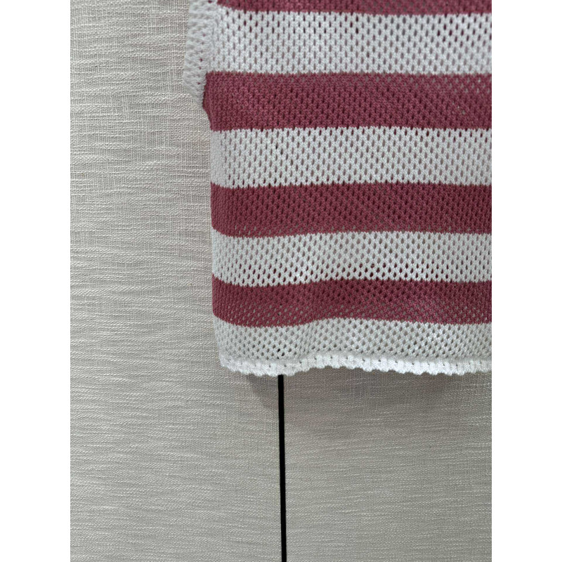 D*or logo knitwear tank top red