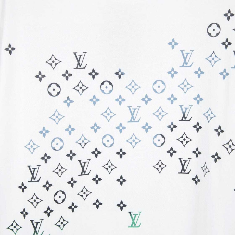l**is V*t*n monogram t-shirt white