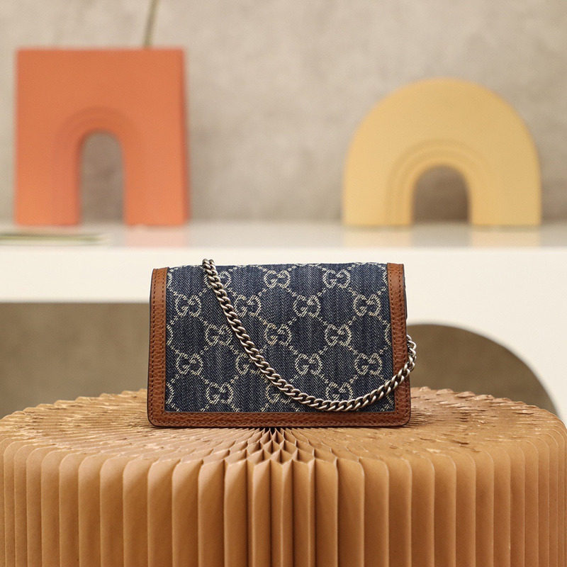 g*u*i dionysus shoulder bag S*per mini gg jacquard blue&brown