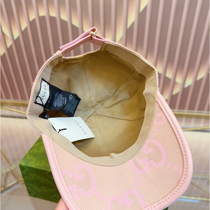 G*u*i jumbo gg baseball hat pink