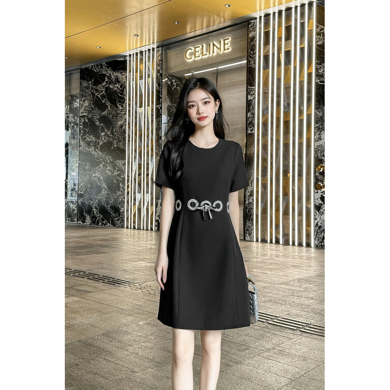 Valentino Elegant Summer Dress Black