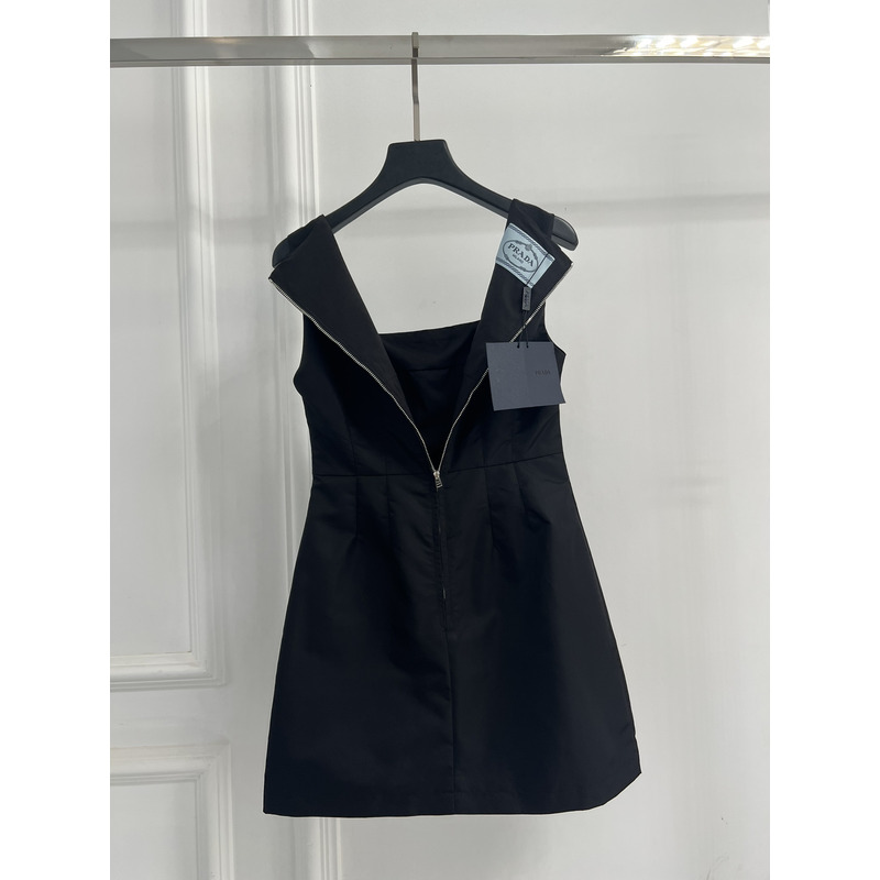 Pra*a re-nylon mini dress black