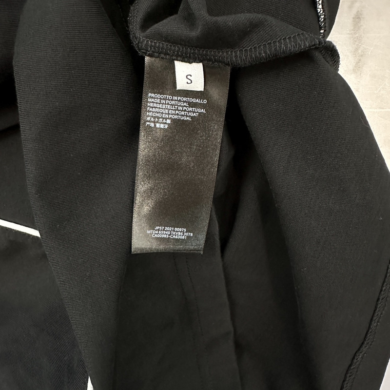Ba*len*cia*ga cotton jersey t-shirt black