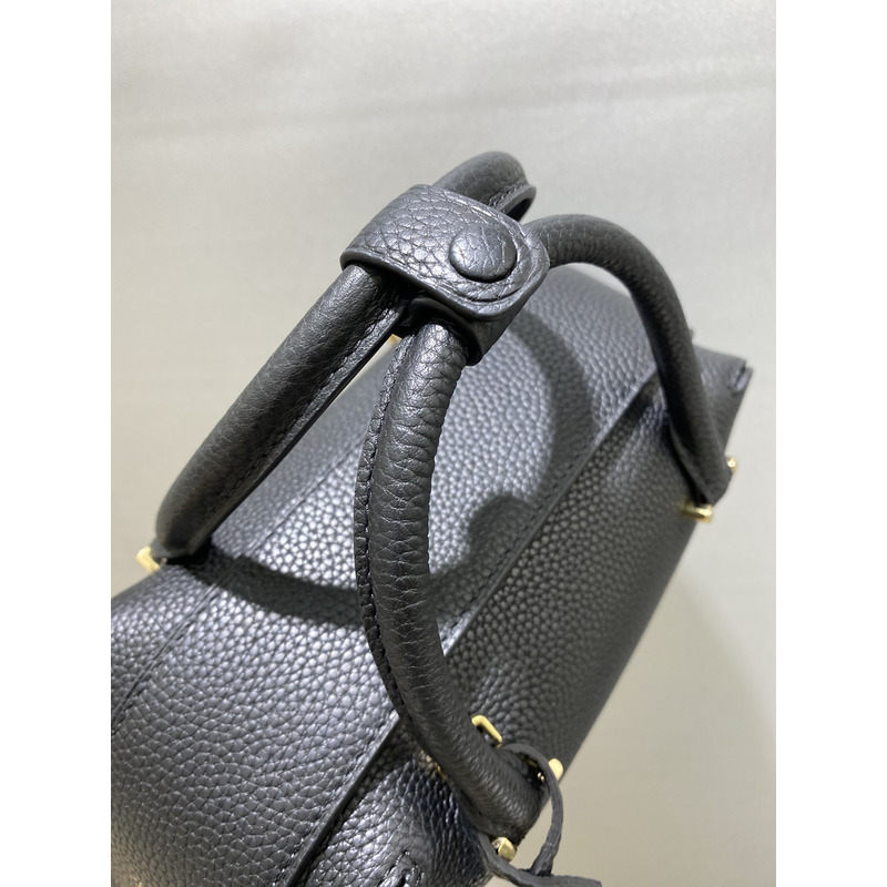 Delvaux Cool Box Mini In Taurillon Soft Black