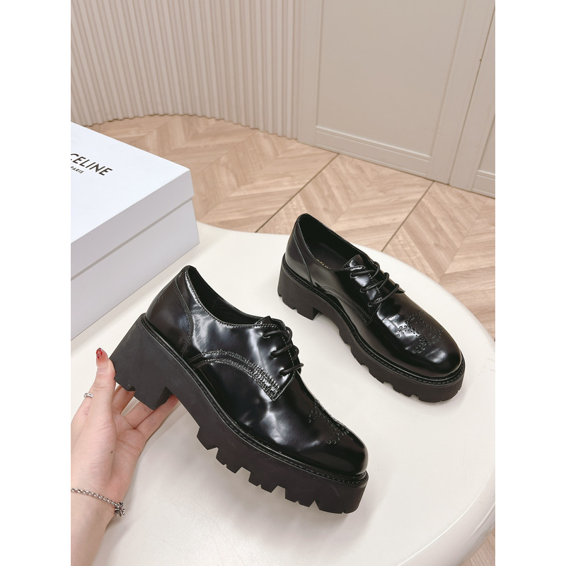 Ce**e bulky derby women shoes in black