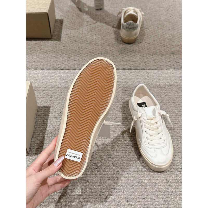 GGDB Soul Star Leather Low Top Sneaker White