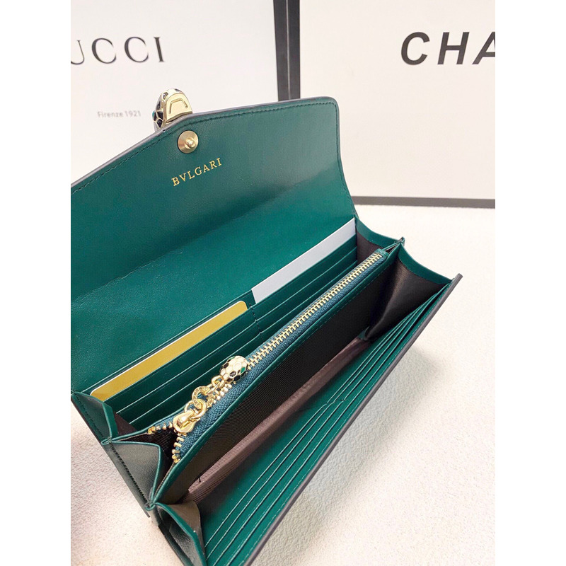 B*l*ai serpenti forever wallets green
