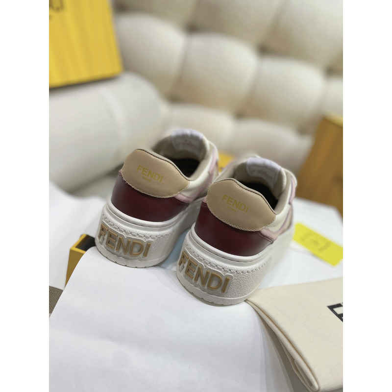 F**di match chinese valentine’s day limited edition platform low-tops multicolor
