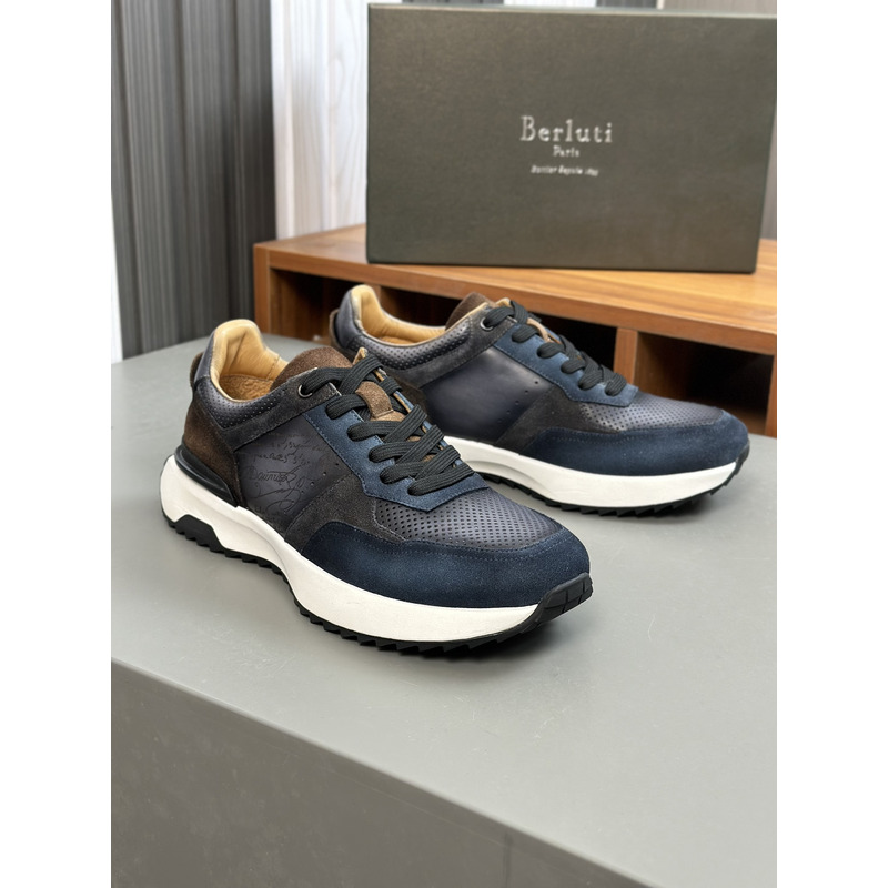 Berluti Astir Athletic Sneaker Blue