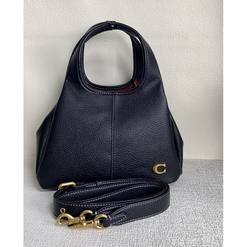 Coach Lana Polished Pebble Leather Shoulder Bag
