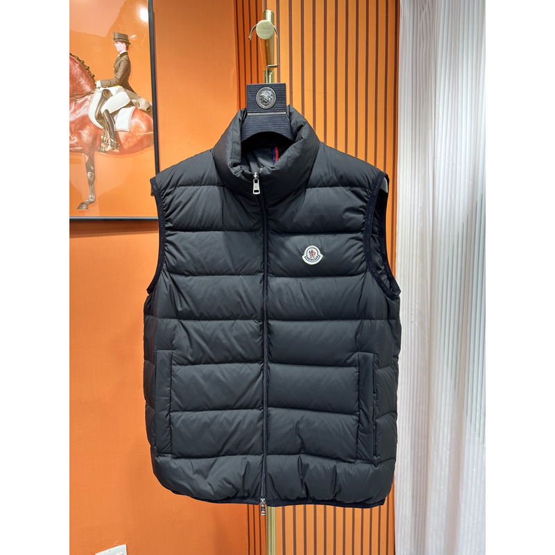 Moncler Contrin Down Vest In Black