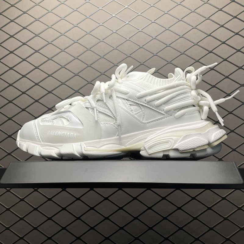 Ba*len*cia*ga track sneakers in white