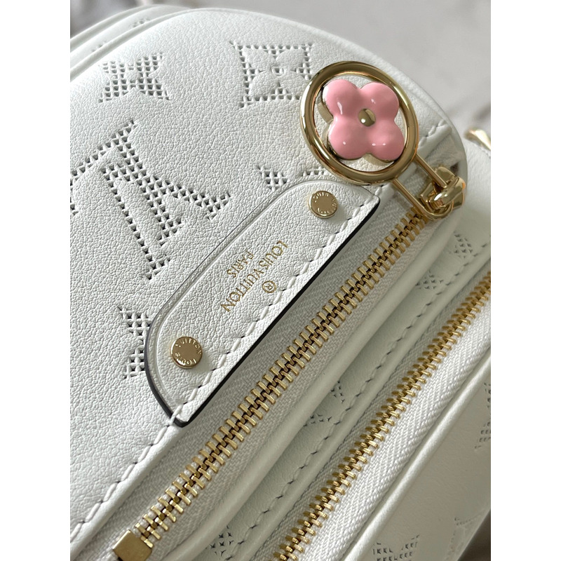 l**is V*t*n mini bumbag in white