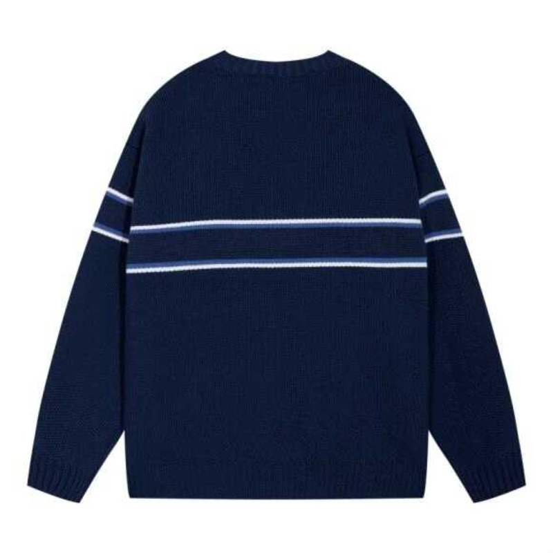 S*p*e S*p*e chest stripe sweater navy
