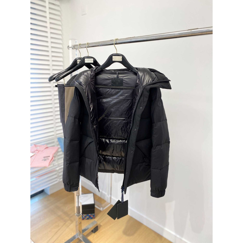 Moncler Feathered Madeira jacket in black