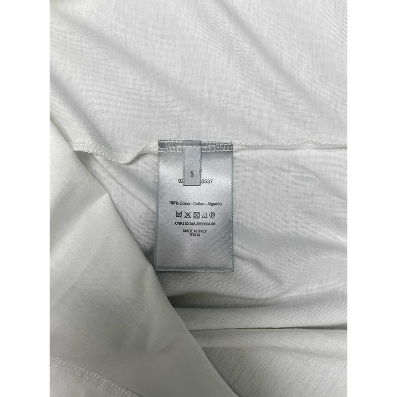 D*or relaxed-fit t-shirt white cotton jersey