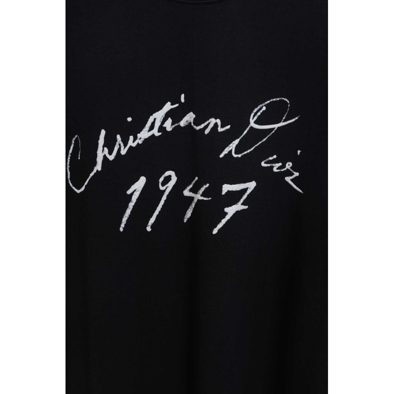D*or handwritten ch**an D*or relaxed-fit t-shirt black cotton jersey