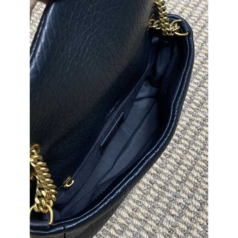 Saint Laurent Calypso Small Sheep Leather Handbag