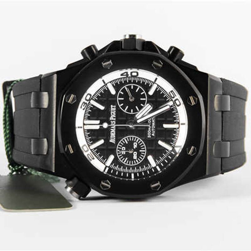 Amiri Audemars Piguet Royal Oak Offshore Jewelly Men All Black Watch