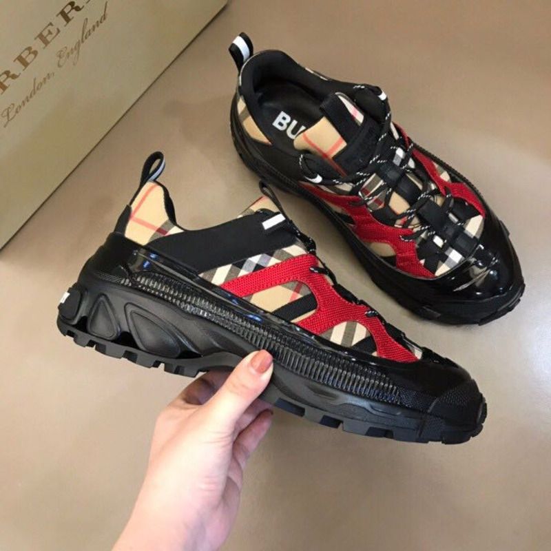 B**rry vintage check arthur sneakers