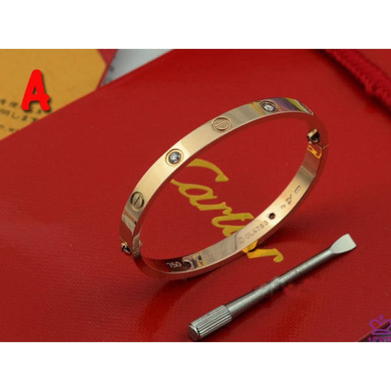 cartier classic love bracelet rose gold with Di*m*nds