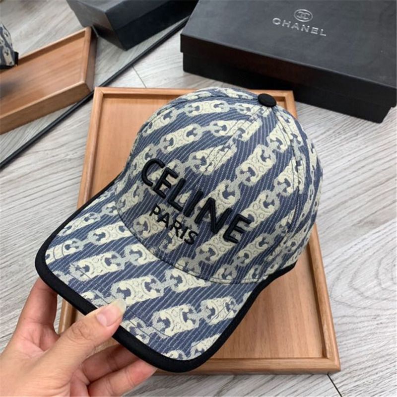 Ce**e logo print baseball hat/cap