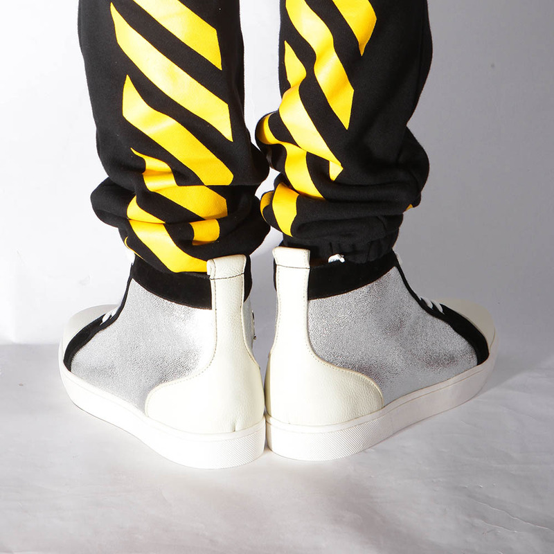 [made  to order] ch**an louboutin S*per perfect l**is orlato flat jumbo high-top sneaker