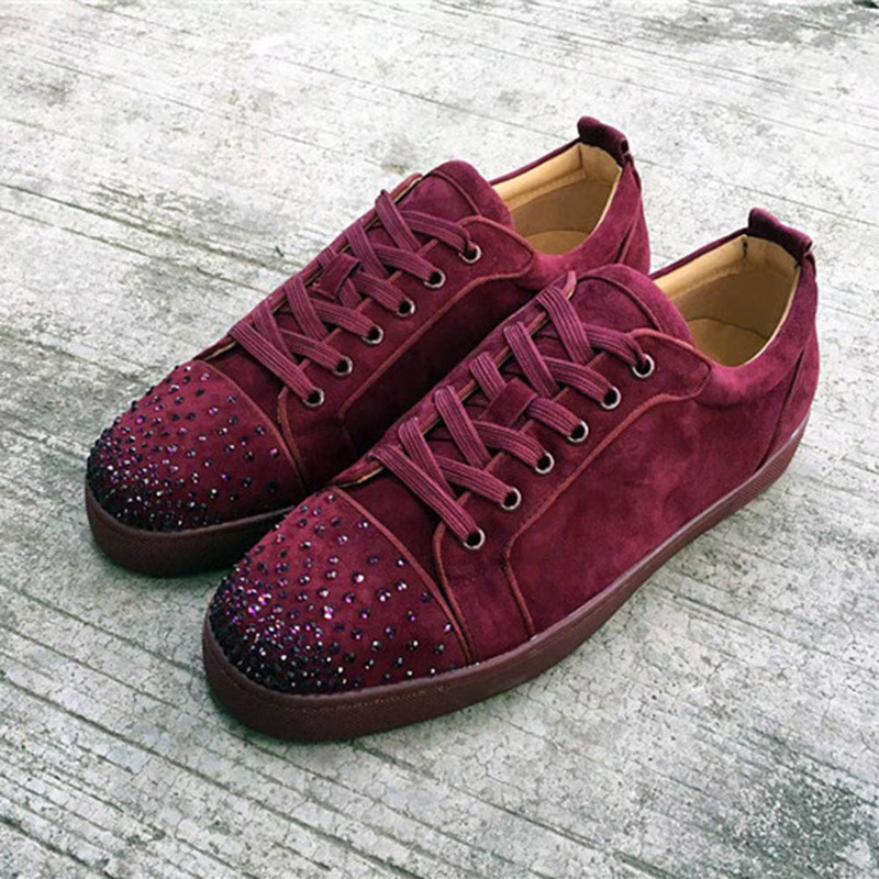[made  to order] ch**an louboutin S*per perfect degra flat low top sneakers