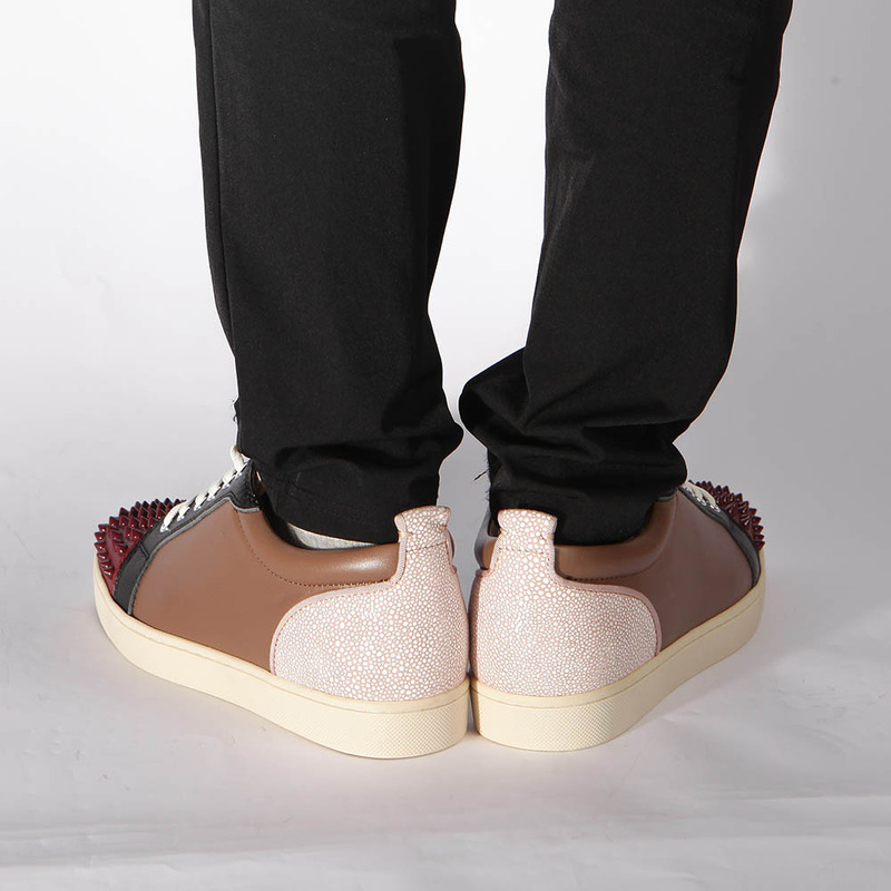 made-to-order!!! Ch**an louboutin limited version l**is junior spikes men
