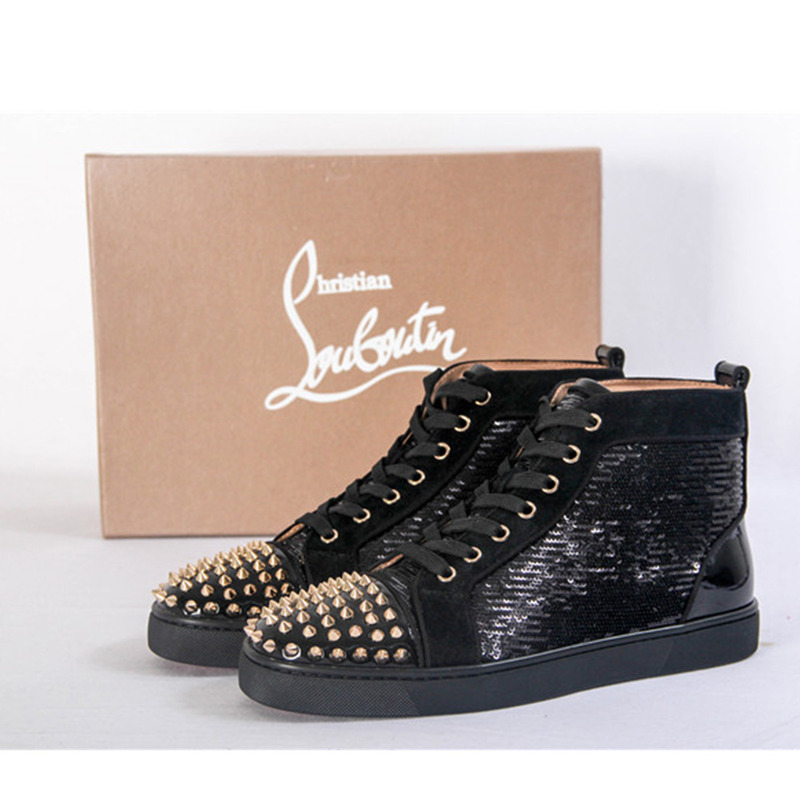 [made  to order] ch**an louboutin S*per perfect lou spikes men