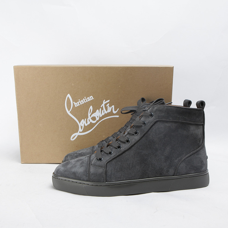 [made  to order] ch**an louboutin S*per perfect l**is camo suede high top sneakers made to order