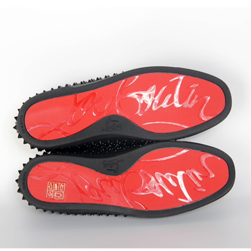 Ch**an louboutin limited version roller-boat spikes men