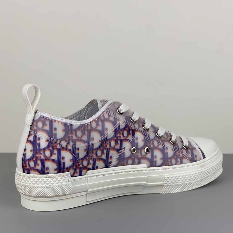 D*or b23 low-top sneakers in purple and red D*or oblique