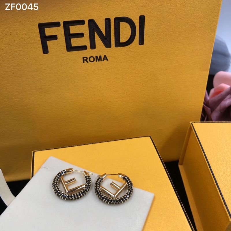 F**di earrings